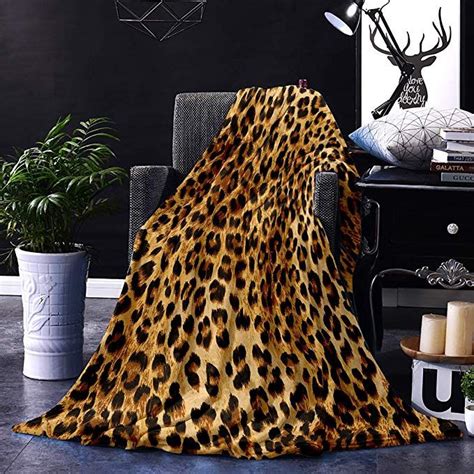 oversized animal print throw blanket.